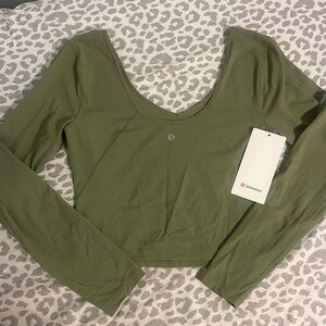 lululemon Align Long Sleeve — Size 8 (Green)